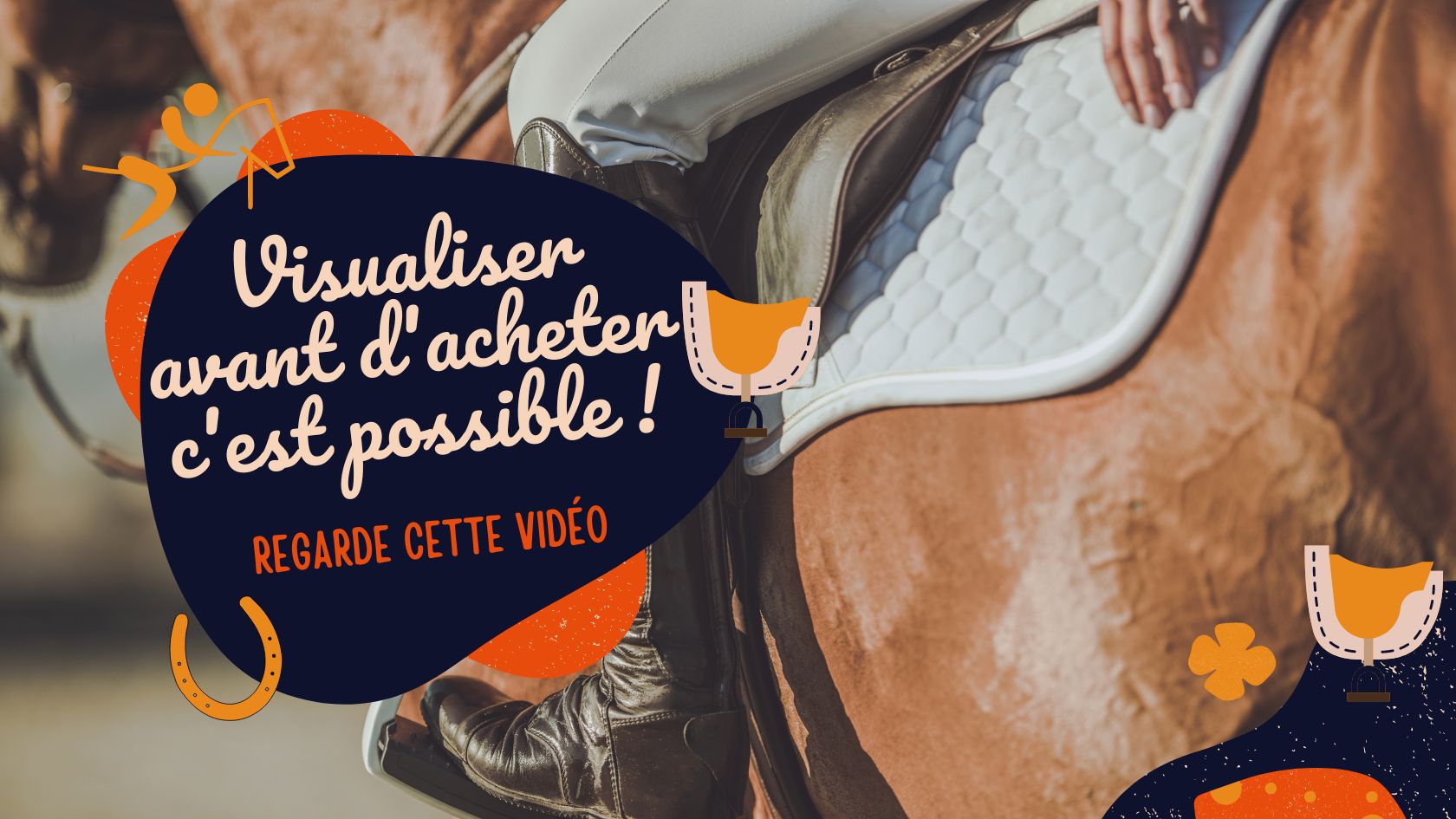 Charger la vidéo : Vidéo présentation pour l&#39;essayage des produits pour chevaux en réalité augmentée