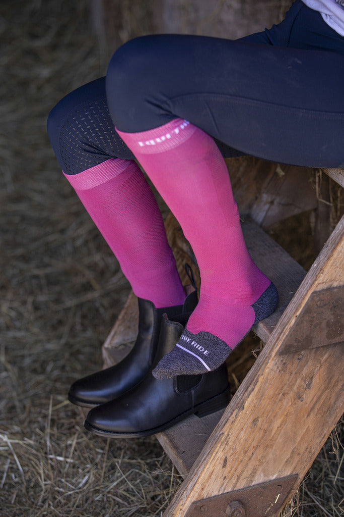 Chaussettes Technic Equithème - Rose